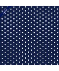 Verhees Puplin sa premazom Zvezdice | tamno plava | 80%CO / 20%PC C4955.002