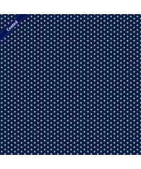 Verhees Puplin sa premazom Mini zvezdice | tamno plava | 80%CO / 20%PC C4962.002