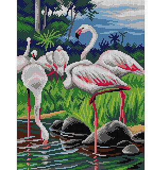 Goblen Flamingo | Wilhelm Friedrich Kuhnert | 30x40cm