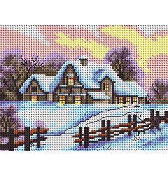 Goblen Snežno imanje | 18x24cm