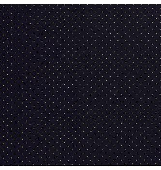 Poplin Božićne tačkice | metalik | plava | 100%CO