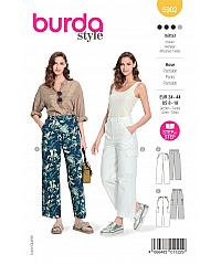 BURDA Kroj Pantalone sa ravnim nogavicama i džepovima 5902