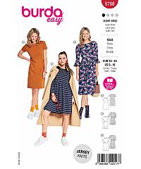 BURDA Kroj Haljina od žerseja sa raglan rukavima 5708