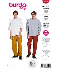 BURDA Kroj Klasični T-shirt i sportski duks 5682