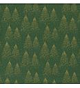 Puplin Božićna šuma | metalik | zelena | 100%CO