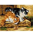 Goblen set Iznenađenje | Alfred brunel de Neuville | 22 x 27,5 cm