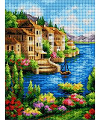 ORCHIDEA Goblen set Primorski grad | 27,5 x 36,5 cm M2179