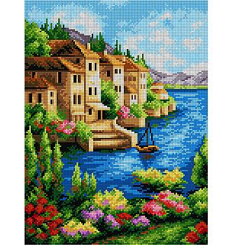 Goblen set Primorski grad | 27,5 x 36,5 cm