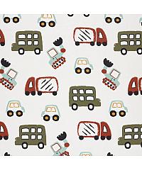Nooteboom Puplin Brrrum brrrum | krem | 100%CO 25628.051