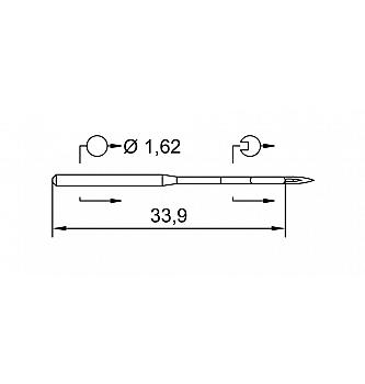 Industrijske igle SCHMETZ | 1738 SUK | 80 | 10 kom