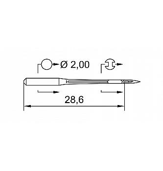 Industrijske igle SCHMETZ | stretch B-27 SES | 80 | 10 kom