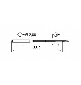 Industrijske igle SCHMETZ | stretch UY 128 GAS SES | 90 | 10 kom