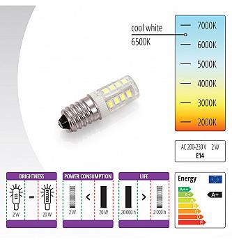 LED sijalica | navoj E14 | 6500K