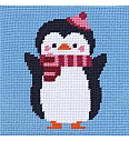 Goblen set Pingvin | 15x15cm