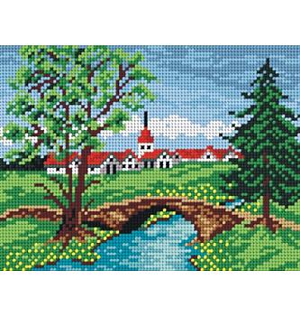 Goblen Seoski potok u proleće | 18x24cm