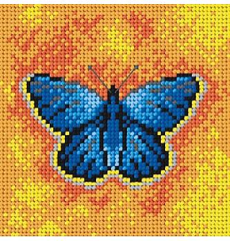 Goblen Plavi leptir | 15x15cm