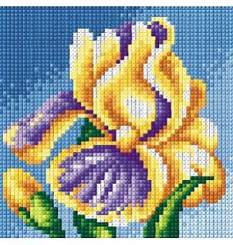 Goblen Cvet irisa | 15x15cm