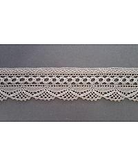 ČIP BOHINJ Heklana/Idrijska čipka | pamuk | lanena/krem | 43mm 4424LW