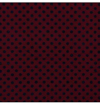 Pletenina sa tačkama | teget / crvena | 100% PL