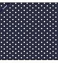 Puplin sa premazom Tačkice | tamno plava | 80%CO / 20%PC