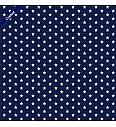 Puplin sa premazom Zvezdice | tamno plava | 80%CO / 20%PC