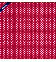 Puplin sa premazom Mini zvezdice | crvena | 80%CO / 20%PC