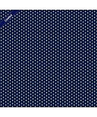Verhees Puplin sa premazom Mini zvezdice | tamno plava | 80%CO / 20%PC C4962.002