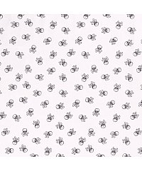 Nooteboom Puplin Midi lobanje | bela | 100%CO 15574.050