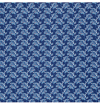 Puplin Sitne grančice | plava | 100%CO