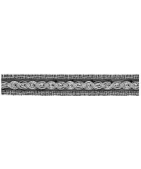 CSE Traka Lureks talasi | crna/srebrna | 25mm 981217.000.0103