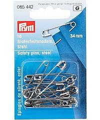 PRYM Zihernadle | srebrne | 34mm | 16kom 085442
