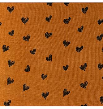 Tetra Nacrtana srca | cigla | 100%CO