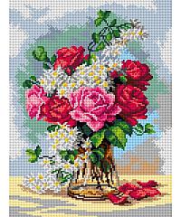 ORCHIDEA Goblen Raskošan viktorijanski buket ruža | Paul de Longpre | 30x40cm 3002J