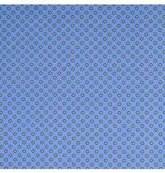 Puplin Cvetići | svetloplava | 100%CO