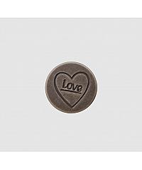 PRYM Dugme metalno Love | 17mm 0454354.017