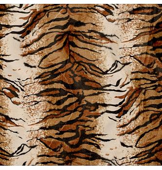 Veštačko krzno Tigar | karamela | 100%PL