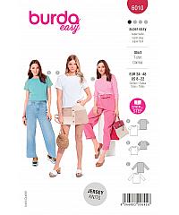 BURDA Kroj Klasični T-shirt 6010