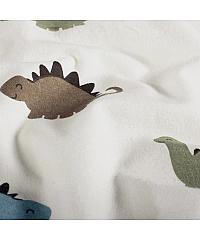 Nooteboom Flanel Dinosauri | krem | 100%CO 24331.051