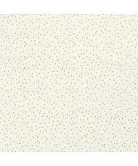 Nooteboom Puplin Božićne tačkice | metalik | krem | 100%CO 20702.051