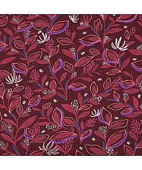 Verhees Puplin Tajni vrt | bordo | digitalna štampa | 100%CO 05960.006