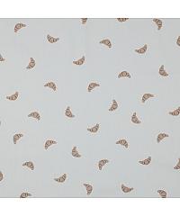 Verhees Puplin Francuski kroasani | bela | digitalna štampa | 100%CO 05964.021