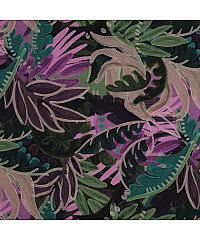 Verhees Pamuk sa viskozom Tropska noć | ljubičasta/zelena | 60%CO / 40%VI 05927.002