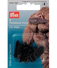 PRYM Kopča za krzno | crna | 2 kom 416502