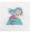 Goblen set Morska sirena | pokrstice | 10x10cm