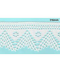 ČIP BOHINJ Heklana/Idrijska čipka | pamuk | bela | 83mm 3164AA