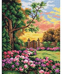 ORCHIDEA Goblen Vrata u parku | 40x50cm 2265M