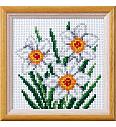 Goblen set Narcisi | pokrstice | 11x11cm