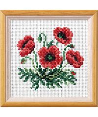 ORCHIDEA Goblen set Mak | pokrstice | 11x11cm 7514